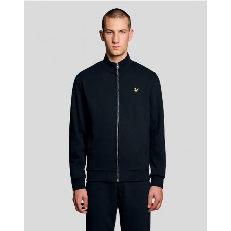 PIQUE ZIP THROUGH TRACK JACKET