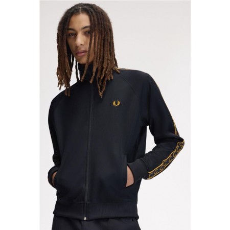 CONTRAST TAPE TRACK JACKET