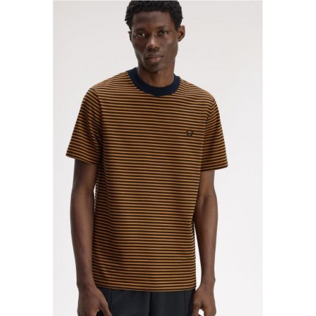 FINE STRIPE HEAY WEIGHT TEE