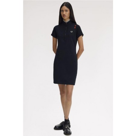 TIPPED AMY POLO DRESS